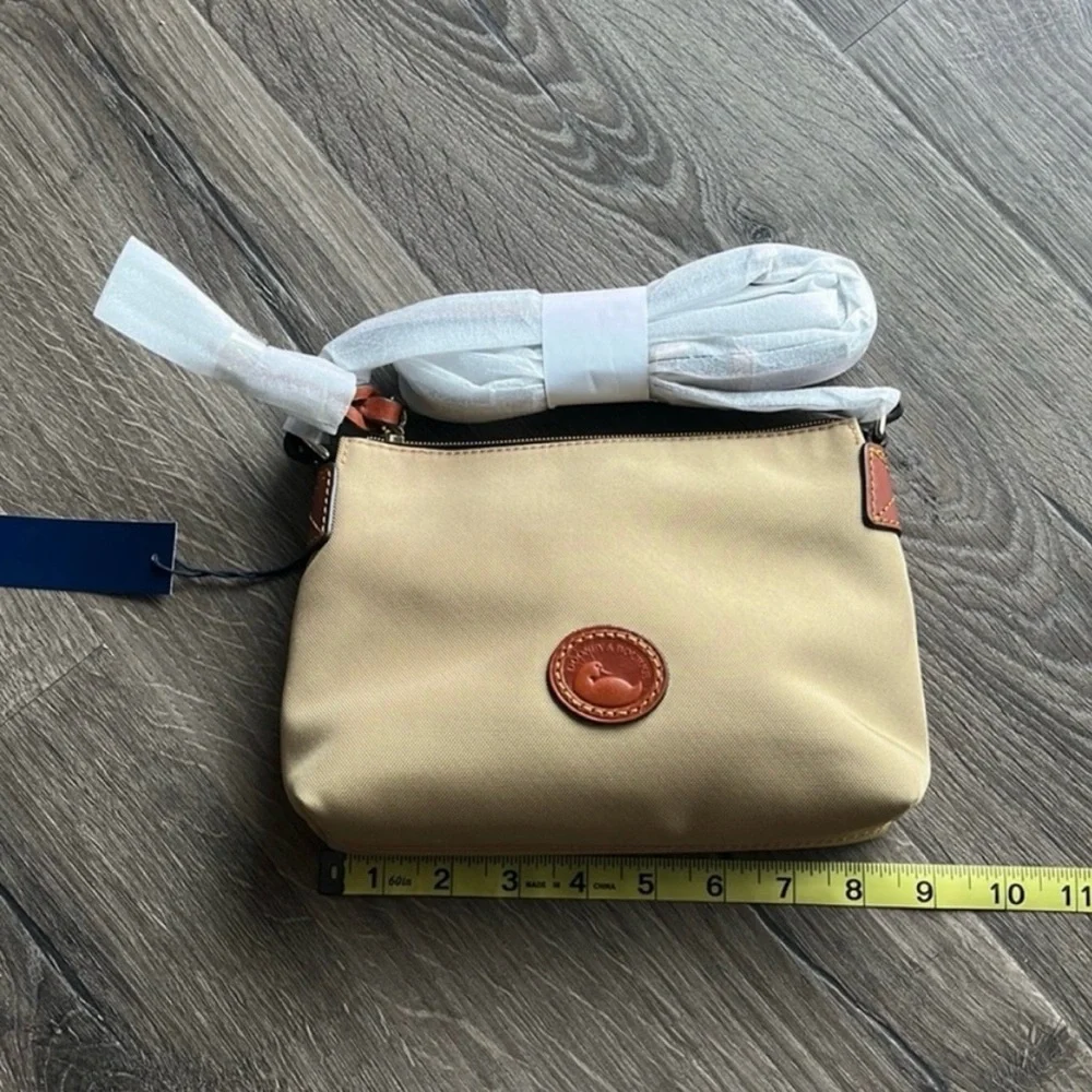 NWT Dooney & Bourke Khaki Crossbody Pouchette
